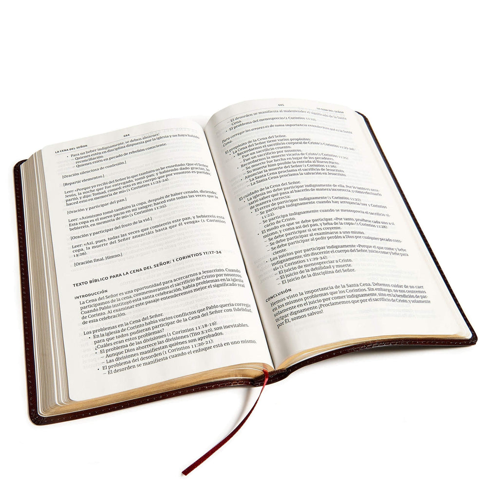Biblia del Ministro RV60 - Caoba (vino) - Pura Vida Books