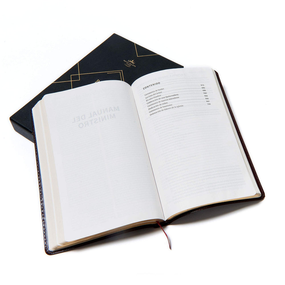 Biblia del Ministro RV60 - Caoba (vino) - Pura Vida Books