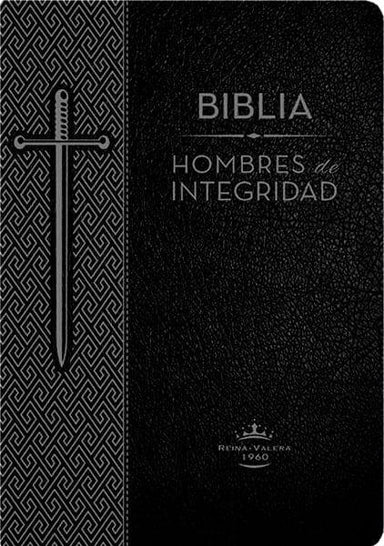 Biblia hombres de integridad negra/ RVR 1960 Tapa blanda - Pura Vida Books