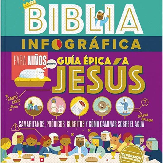 Biblia infográfica 3 Guía épica a Jesús - Pura Vida Books