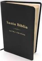 Biblia Letra Grande con Concordancia imitación piel tamaño manual Negro - Pura Vida Books