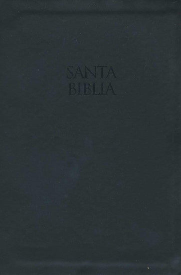 Biblia Letra Grande RVR 1960, Piel Especial Negra - Pura Vida Books