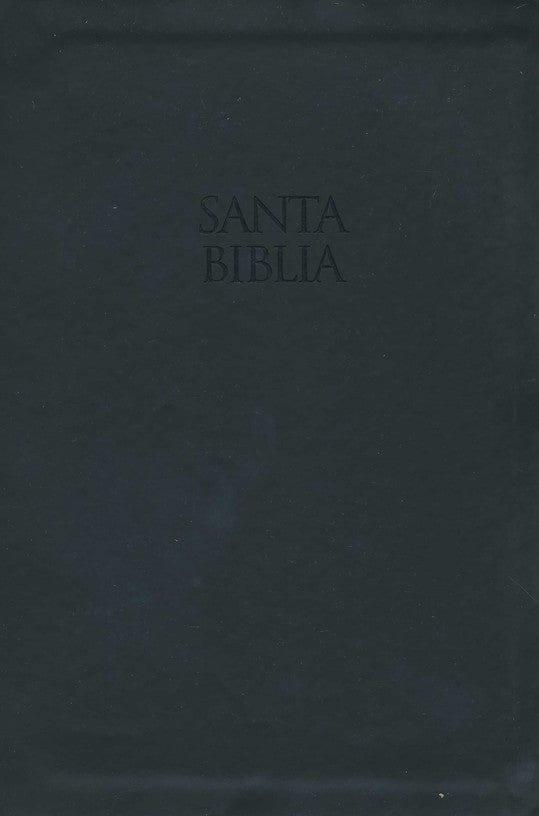 Biblia Letra Grande RVR 1960, Piel Especial Negra - Pura Vida Books