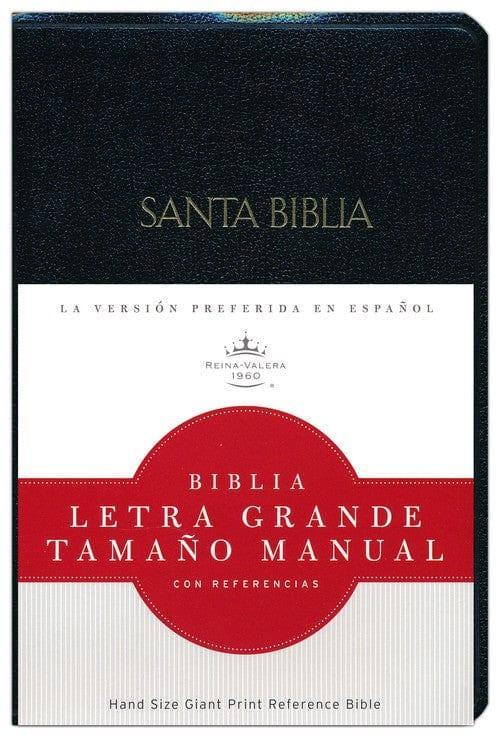 Biblia Letra Grande Tamaño Manual, negro imitación piel - RVR 60 - Pura Vida Books