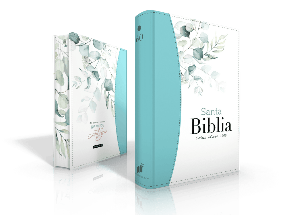 Biblia Letra Grande Tamaño Manual RVR1960 Hojas Verdes - Pura Vida Books