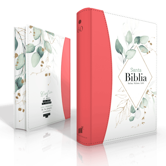 Biblia Letra Grande Tamaño Manual RVR1960 Rosa - Pura Vida Books