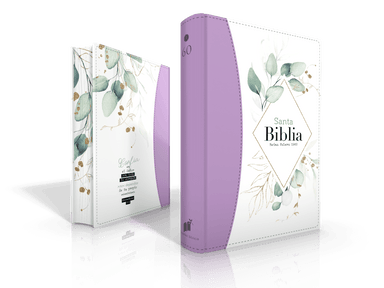 Biblia Letra Grande Tamaño Manual RVR1960 violeta - Pura Vida Books