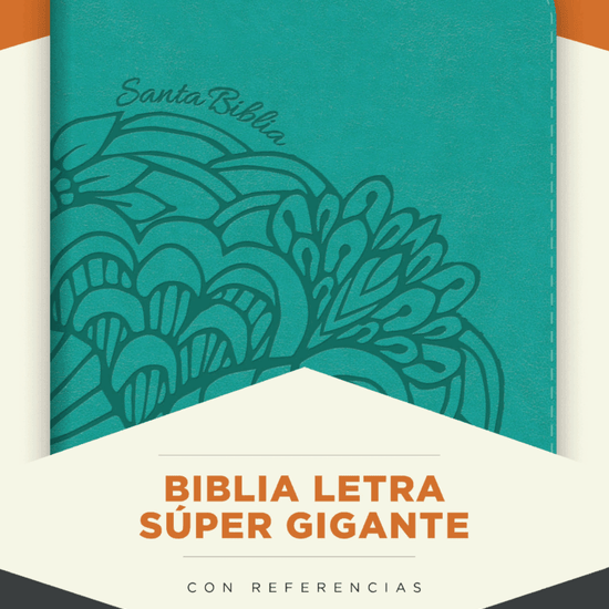 Biblia Letra Súper Gigante Aqua - Pura Vida Books