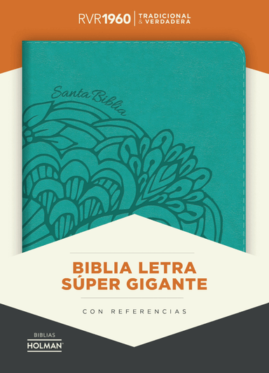Biblia Letra Súper Gigante Aqua - Pura Vida Books