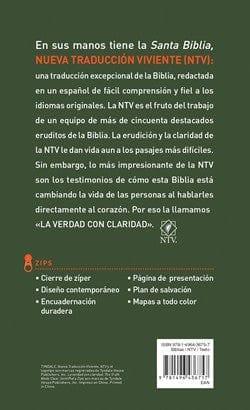 Biblia NTV, Edición zíper green - Pura Vida Books