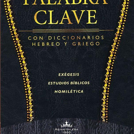 Biblia Palabra Clave Estudio RVR60 - Negra - Pura Vida Books