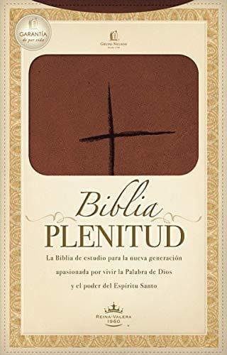 Biblia Plenitud, Reina Valera 1960, Tamaño Personal, Café - Pura Vida Books