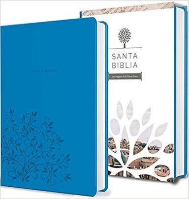 Biblia Reina Valera 1960 letra grande azul - Pura Vida Books