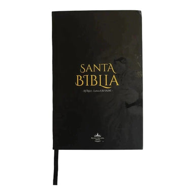 Biblia Reina Valera 1960 tamaño manual letra grande 12 puntos cubierta flex. Diseño León. - Pura Vida Books