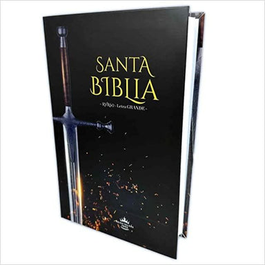 Biblia RVR 1960 Letra Grande 12.5 puntos Tamaño Manual Tapa Flex Espada por RVR 1960 - Pura Vida Books