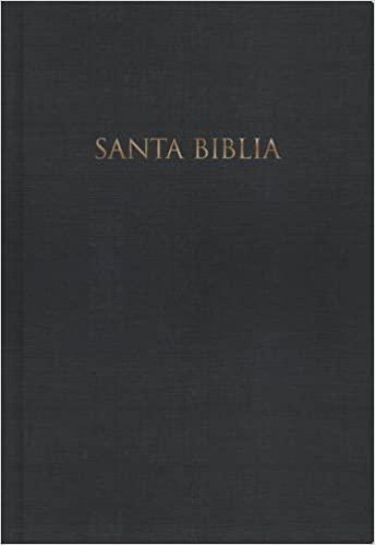 Biblia RVR 1960 tapa dura negra economica - Pura Vida Books