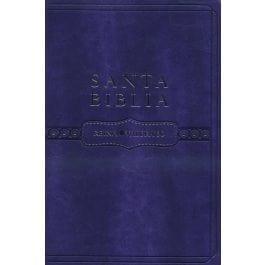 Biblia-RVR60 Cuero Italiana Violeta - Pura Vida Books