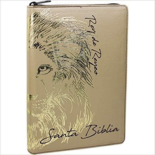 Biblia RVR60 Dorado Zipper Con índice - Pura Vida Books