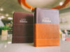 Biblia Tamaño Manual Letra Grande con cierre - Café Geométrico - Pura Vida Books
