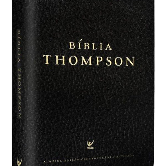 Bíblia Thompson AEC – capa couro sintético preto - Pura Vida Books