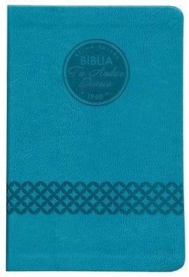 Biblia tu Andar Diario / piel especial / Azul royal - Pura Vida Books