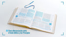 Biblia QR Principios para Vivir - semi piel azul - Pura Vida Books