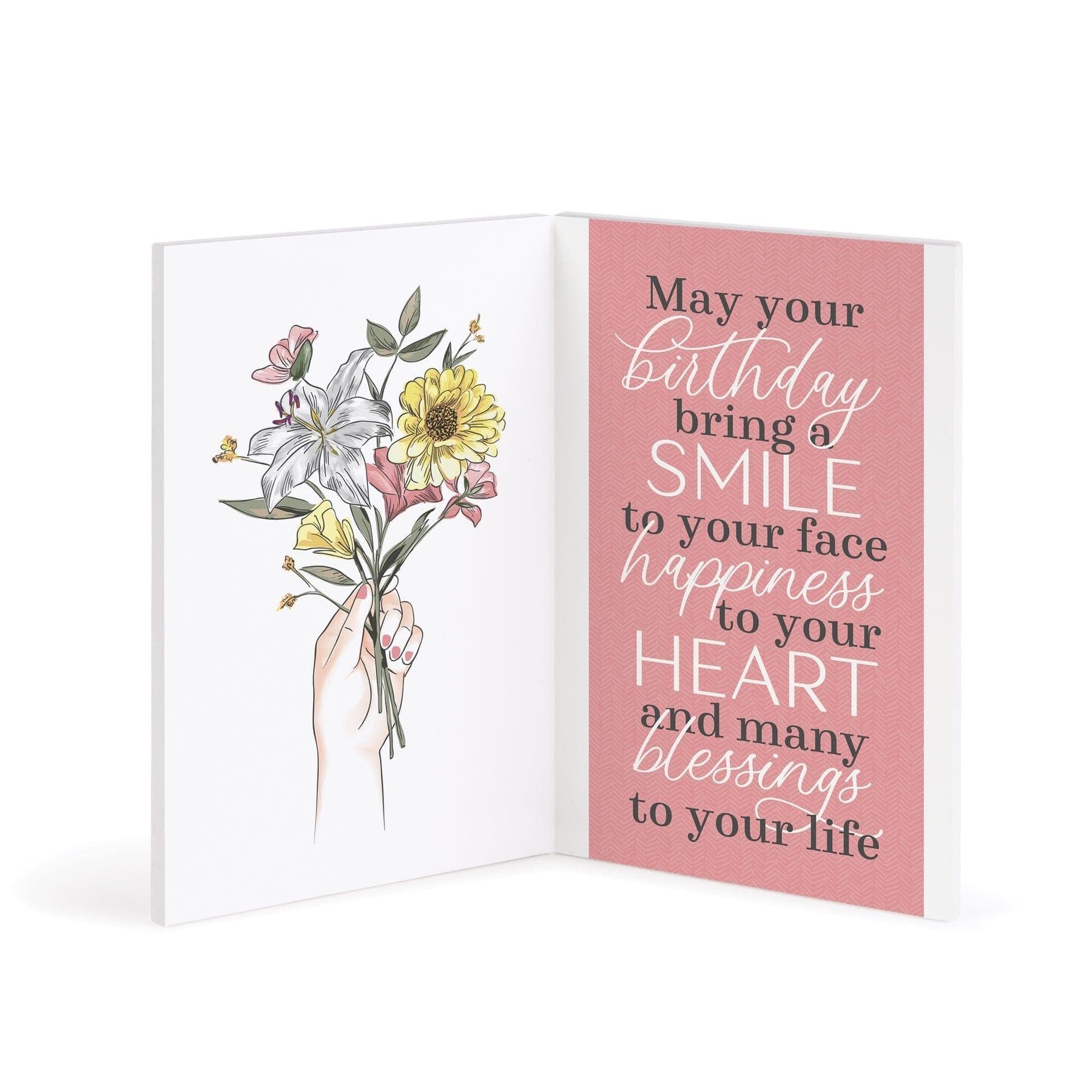 Birthday Wishes Wooden Keepsake Card - Pura Vida Books