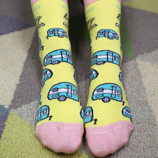 Bless My Sole Socks Happy Camper - Pura Vida Books