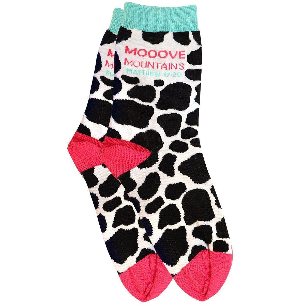 Bless My Sole Socks Moove Mountains - Pura Vida Books