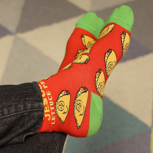 Bless My Sole Socks Wanna Taco - Pura Vida Books