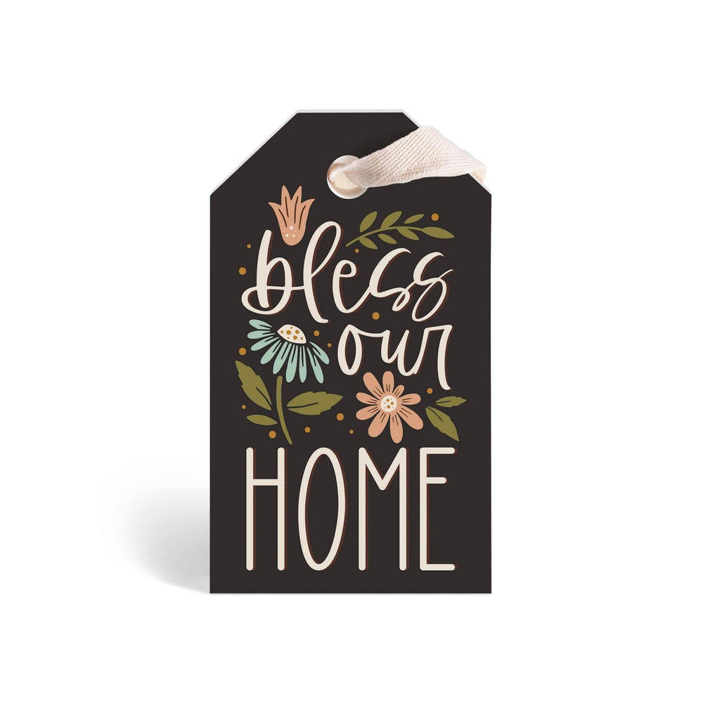 Bless Our Home Tag Shape Décor - Pura Vida Books