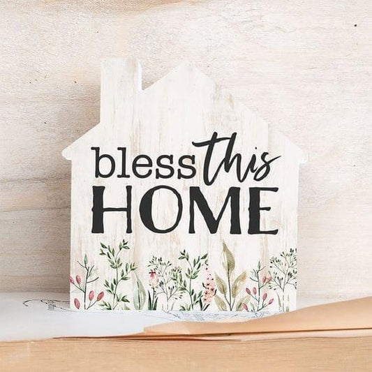 Bless This Home House Bloque de Madera - Pura Vida Books