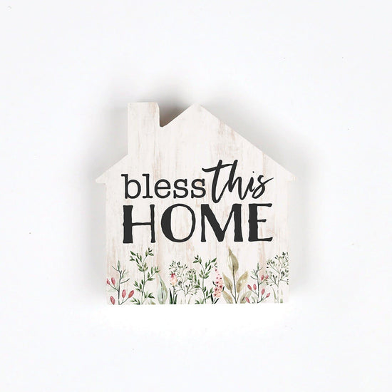 Bless This Home House Bloque de Madera - Pura Vida Books