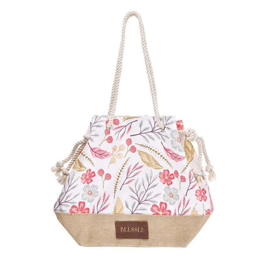 Blessed Canvas Tote with Rope Handles - Pura Vida Books
