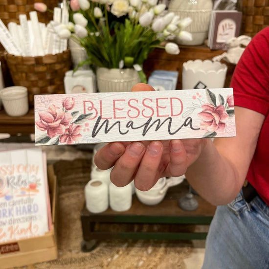 Blessed Mama Small Sign - Pura Vida Books