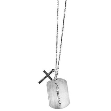 Blessed Women's Dogtag Necklace - Pura Vida Books