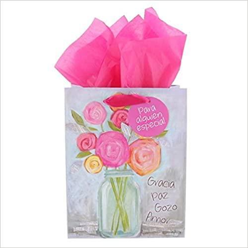 Bolsa de Regalo, Flores En Vaso - Pura Vida Books