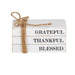 Book Block - Grateful Thankful Blessed - Pura Vida Books