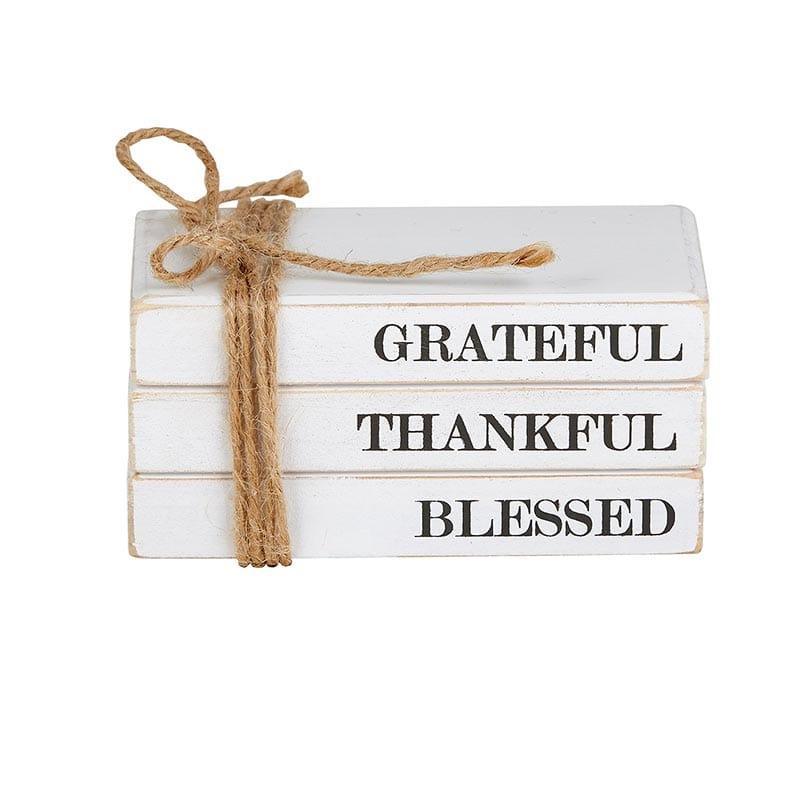 Book Block - Grateful Thankful Blessed - Pura Vida Books