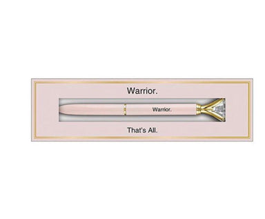 Boxed Gem Pen - Warrior - That's All® - Pura Vida Books