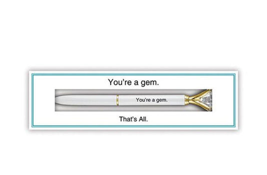 Boxed Gem Pen - You're A Gem - That's All® - Pura Vida Books