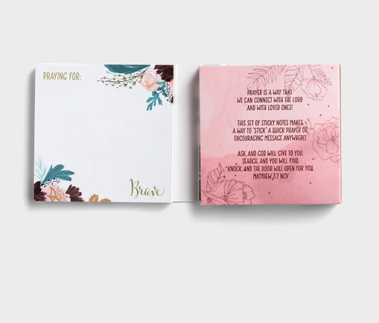 Brave, Hope, Grace - Sticky Note Set