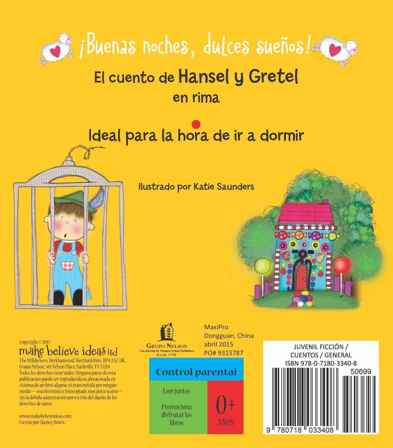 ¡Buenas noches, dulces sueños! Hansel y Gretel - Pura Vida Books