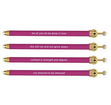 Cabana Crown Pen - Rosado - Pura Vida Books