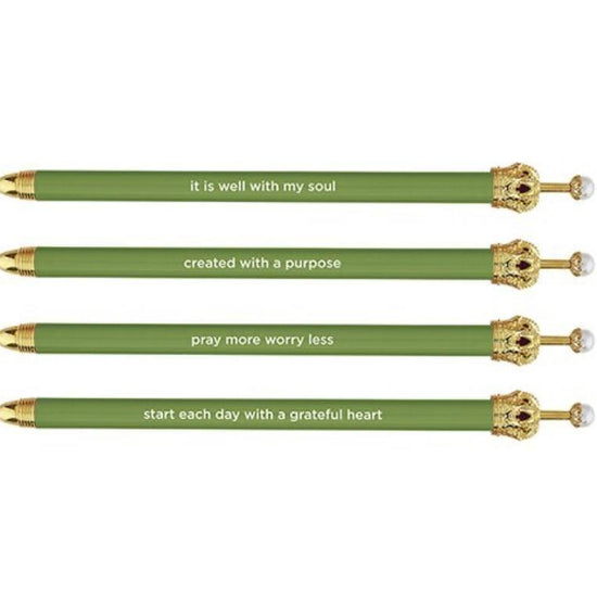 Cabana Crown Pen - Verde - Pura Vida Books