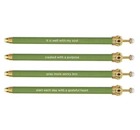 Cabana Crown Pen - Verde - Pura Vida Books