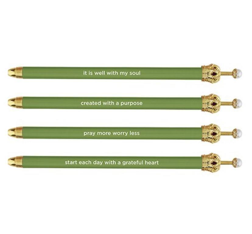 Cabana Crown Pen - Verde - Pura Vida Books