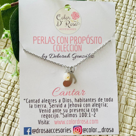 Cantar (collar) - Salmos 100:1-2 - Pura Vida Books