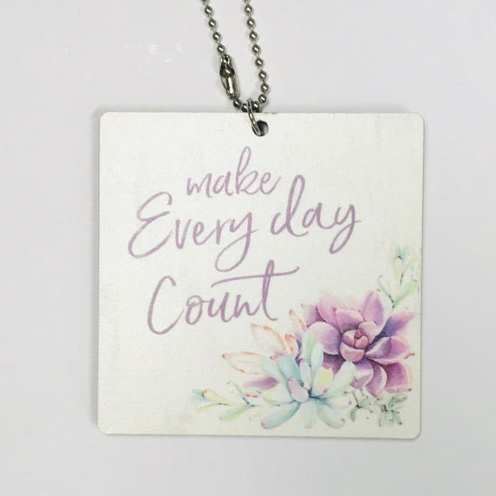 CAR CHARM Make Every Day Count - Pura Vida Books