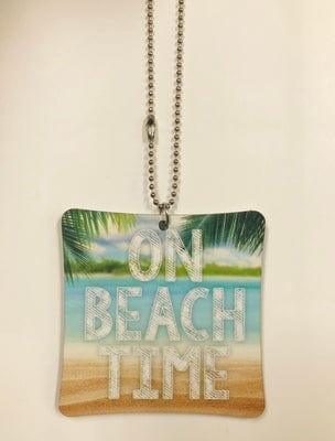 CAR CHARM On Beach Time - Pura Vida Books